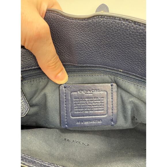 Coach Mercer 24 Satchel Crossbody Purse Multi Floral Teal Yankee - Picture 6 of 16